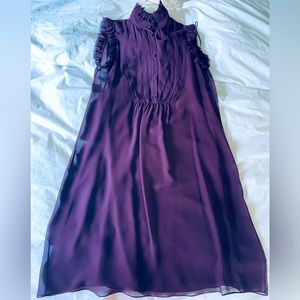 Derek Lam silk sheer midi dress with silk liner size 2